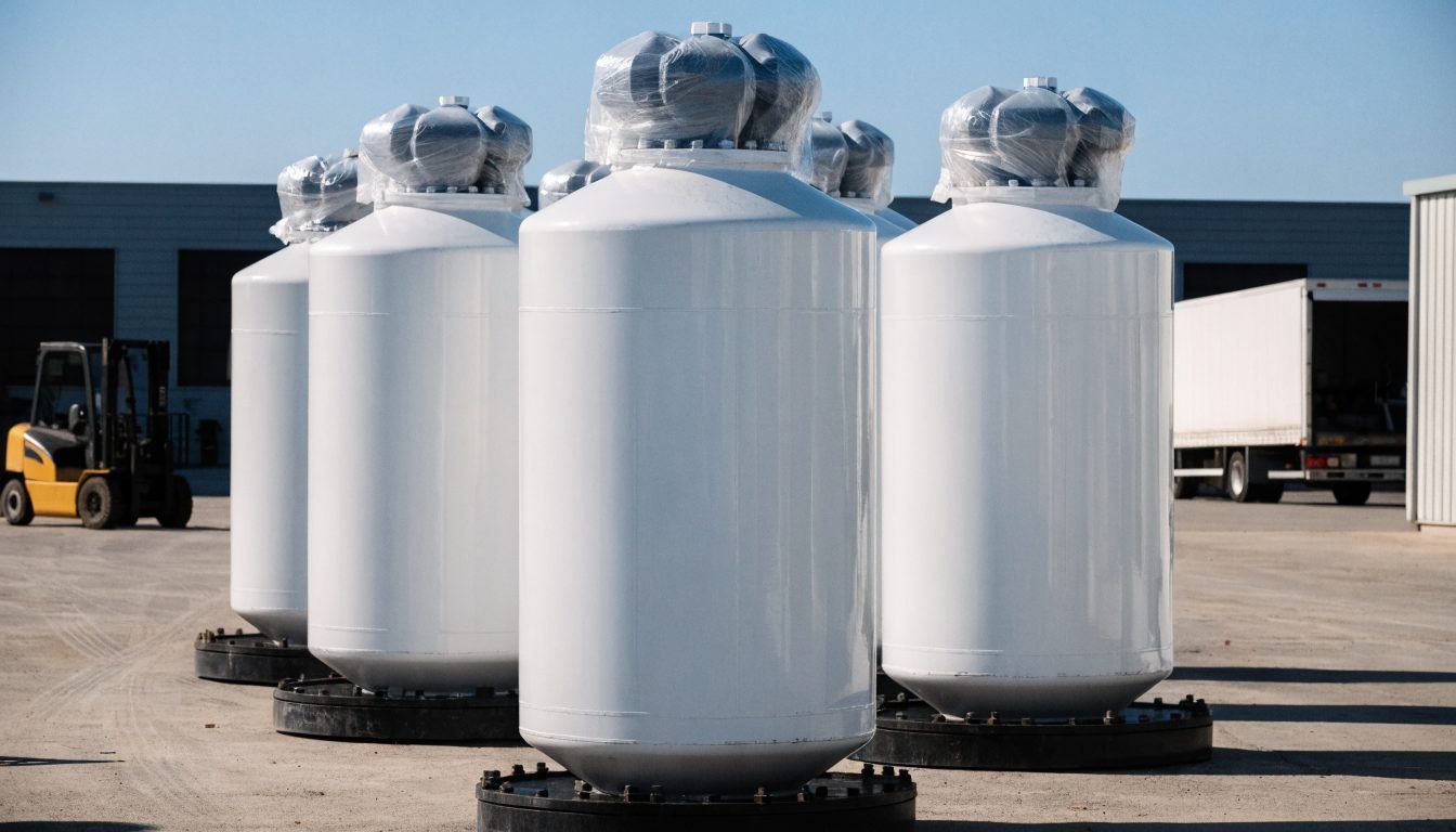 Tanques criogénicos de almacenamiento certificados en stock listos para entregarse en semanas